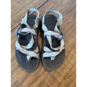Chaco Z/Volv 2 Strappy Verdant Gray Outdoor Hiking Sandals Women's Size 7
